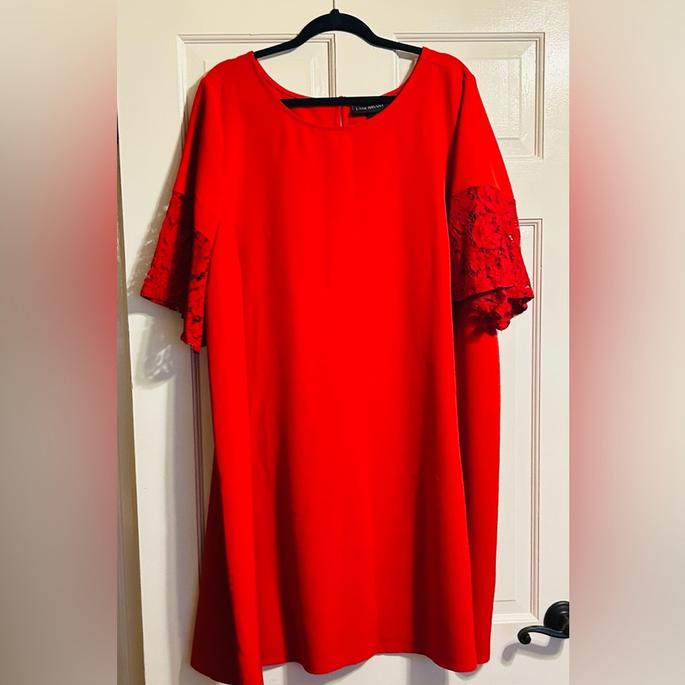 Lane Bryant Vibrant Red Dress